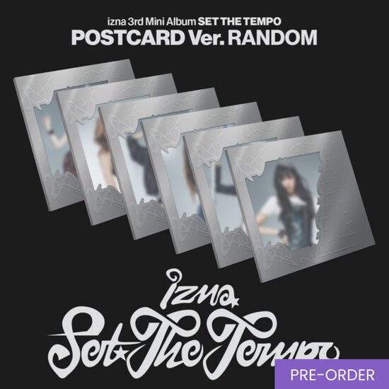 {PRE-ORDER} izna - 3rd Mini Album [SET THE TEMPO] (Postcard Ver.)