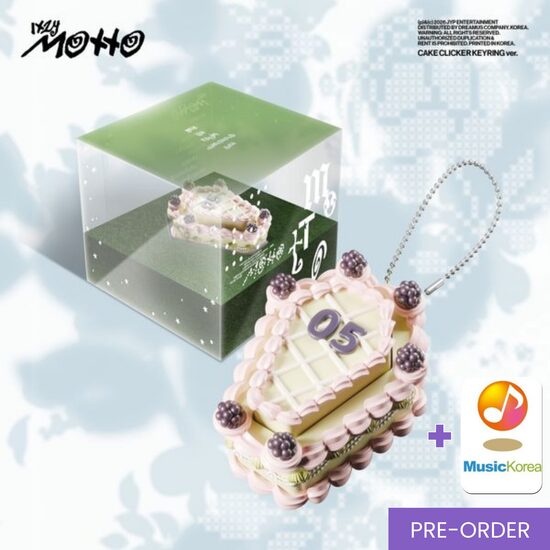 {PRE-ORDER} ITZY - 12th Mini Album [Motto] (CAKE CLICKER KEYRING Ver.) + MusicKorea Photocard