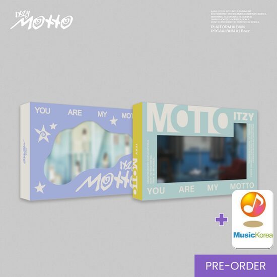 {PRE-ORDER} ITZY - 12th Mini Album [Motto] (POCAALBUM Ver.) + MusicKorea Photocard