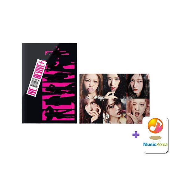 IVE - 2nd Album [REVIVE+] (Standard Ver.) + MusicKorea photocard