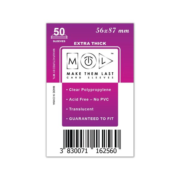 MTL SLEEVES | Photocard sleeves 56 x 87 (50 pcs.)