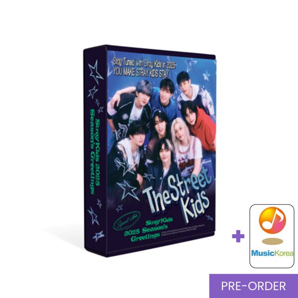 {PRE-ORDER} Stray Kids -  2025 SEASON’S GREETINGS [The Street Kids] + MusicKorea Photocard