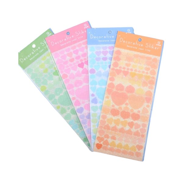 STICKER SHEET | Decorative Sticker [Hearts]
