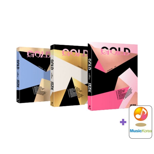 ITZY - 9th Mini Album [GOLD] (Standard Ver.) + MusicKorea Photocard