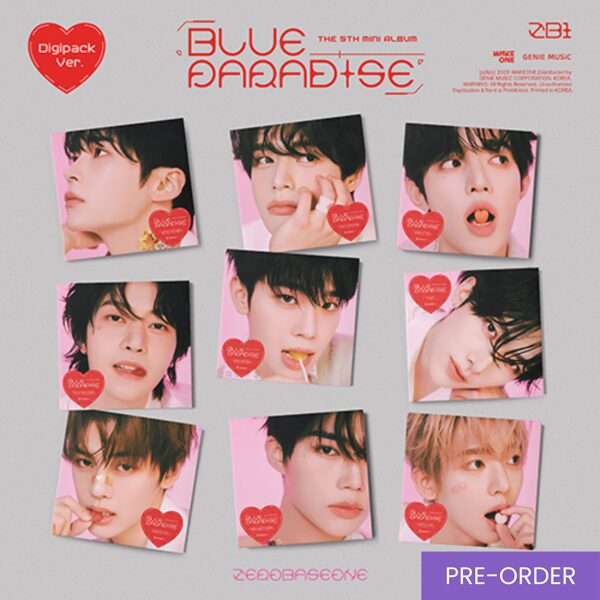 {PRE-ORDER} ZEROBASEONE - 5th Mini Album [BLUE PARADISE] (Digipack Ver.)