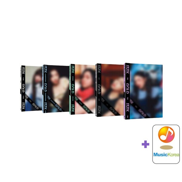 ITZY - 9th Mini Album [GOLD] (Digipack Ver.) + MusicKorea Photocard