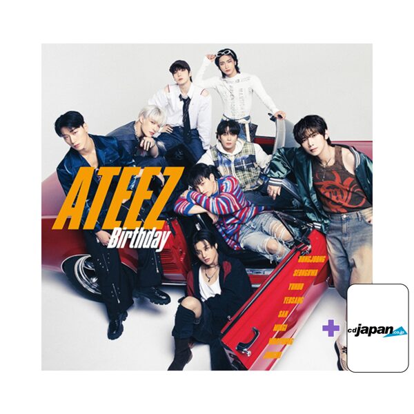 ATEEZ - Japanese Single Album [Birthday] (Regular Edition) + CDJapan trading card