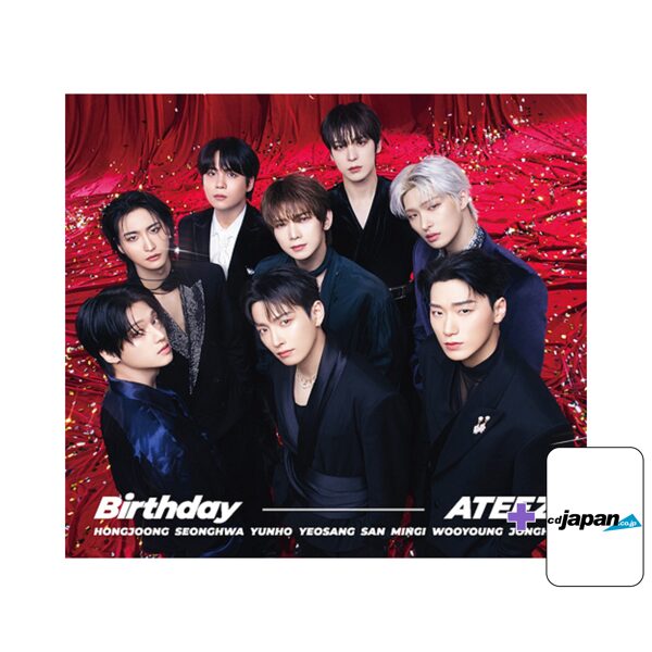 ATEEZ - Japanese Single Album [Birthday] (Limited Edition / Type A) + CDJapan trading card