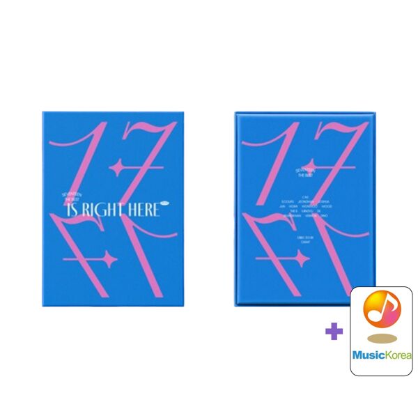 SEVENTEEN - BEST ALBUM [17 IS RIGHT HERE] (DEAR Ver.) + MusicKorea Photocard