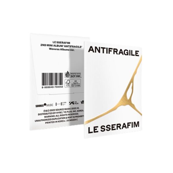 LE SSERAFIM - 2nd Mini Album [ANTIFRAGILE] (Weverse Ver.)