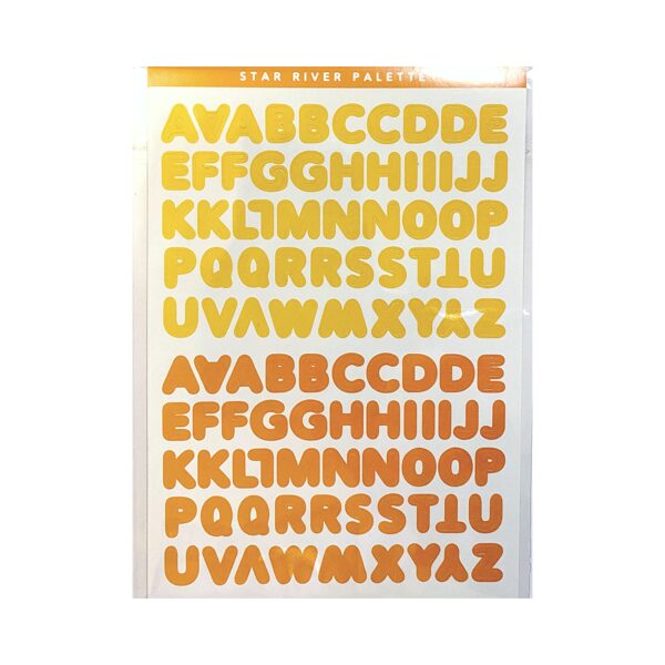 STICKER SHEETS | Star River Palette [Orange]