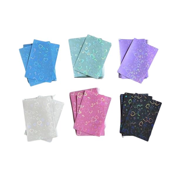 Card Sleeves [Holo Heart] 61 x 91 (50 gab.)