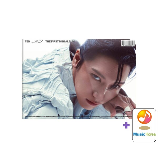 TEN - The 1st Mini Album [TEN] (Light On Ver.) + MusicKorea Photocard